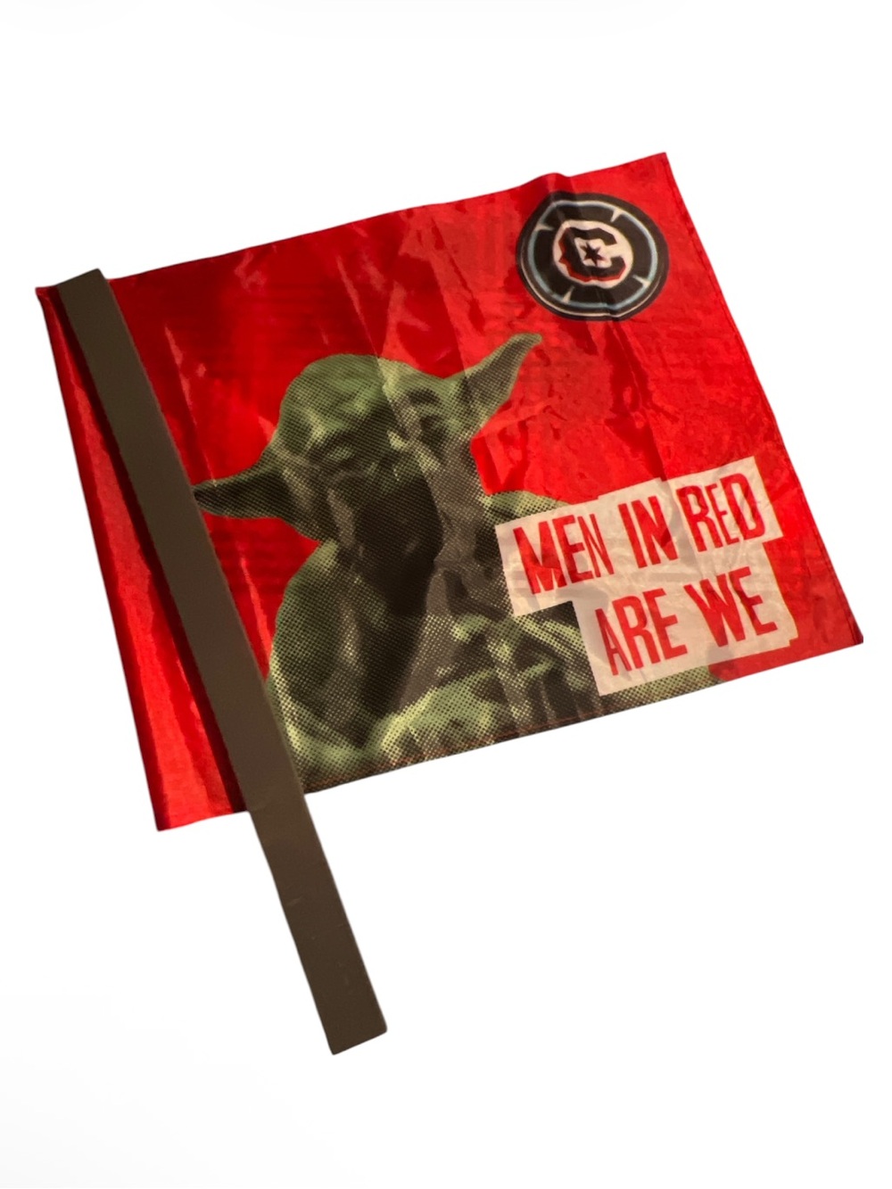 Chicago Fire FC Star Wars Yoda flag -  'Men in Red Are We